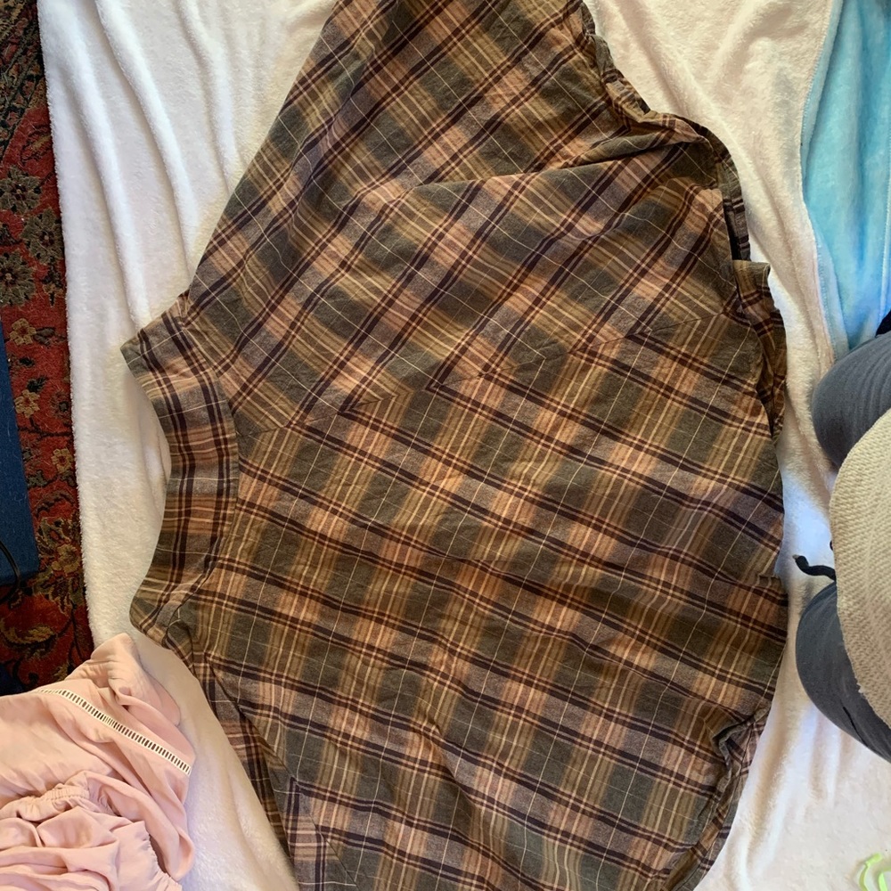 very full plaid skirt